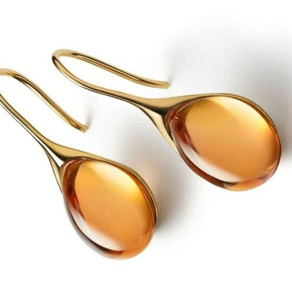 Wholesale Teardrop Shape Simple Alloy Earrings ACC-ES-YingQi001