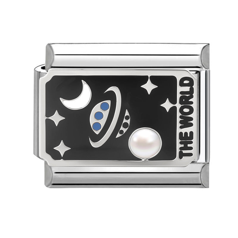 Wholesale Tarot-Themed Stainless Steel Charm Bracelet DIY Accessories Fashion Jewelry for Everyday Wear