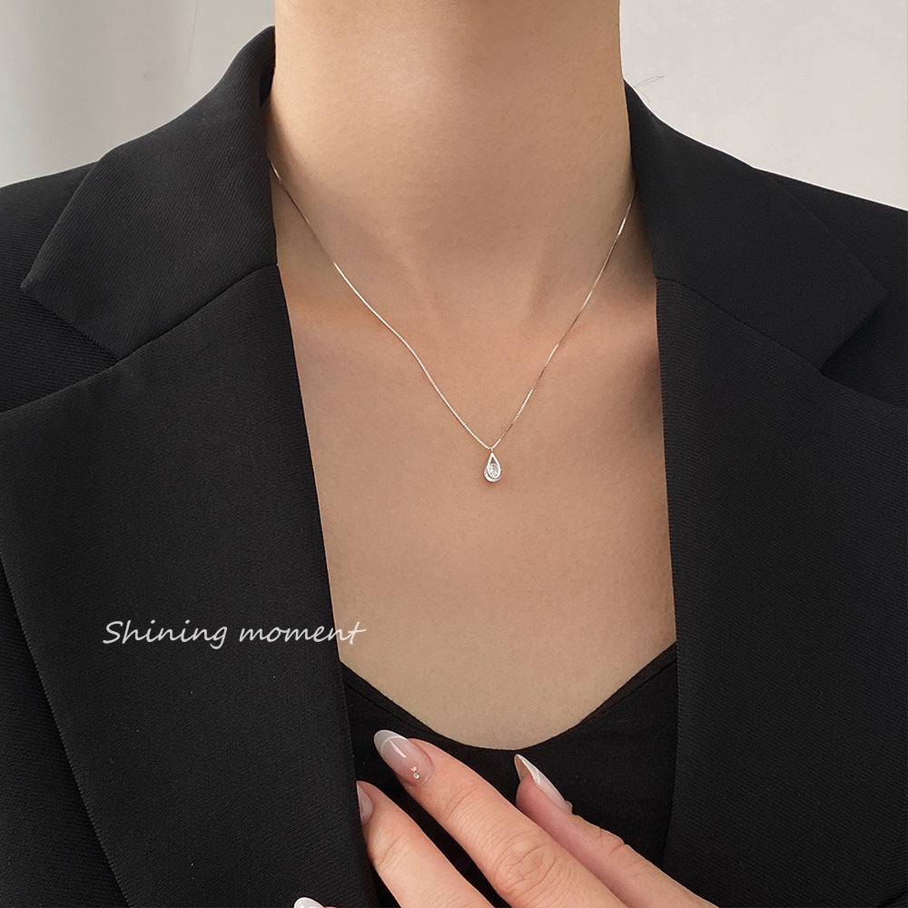 Wholesale  925 sterling silver beating heart necklace