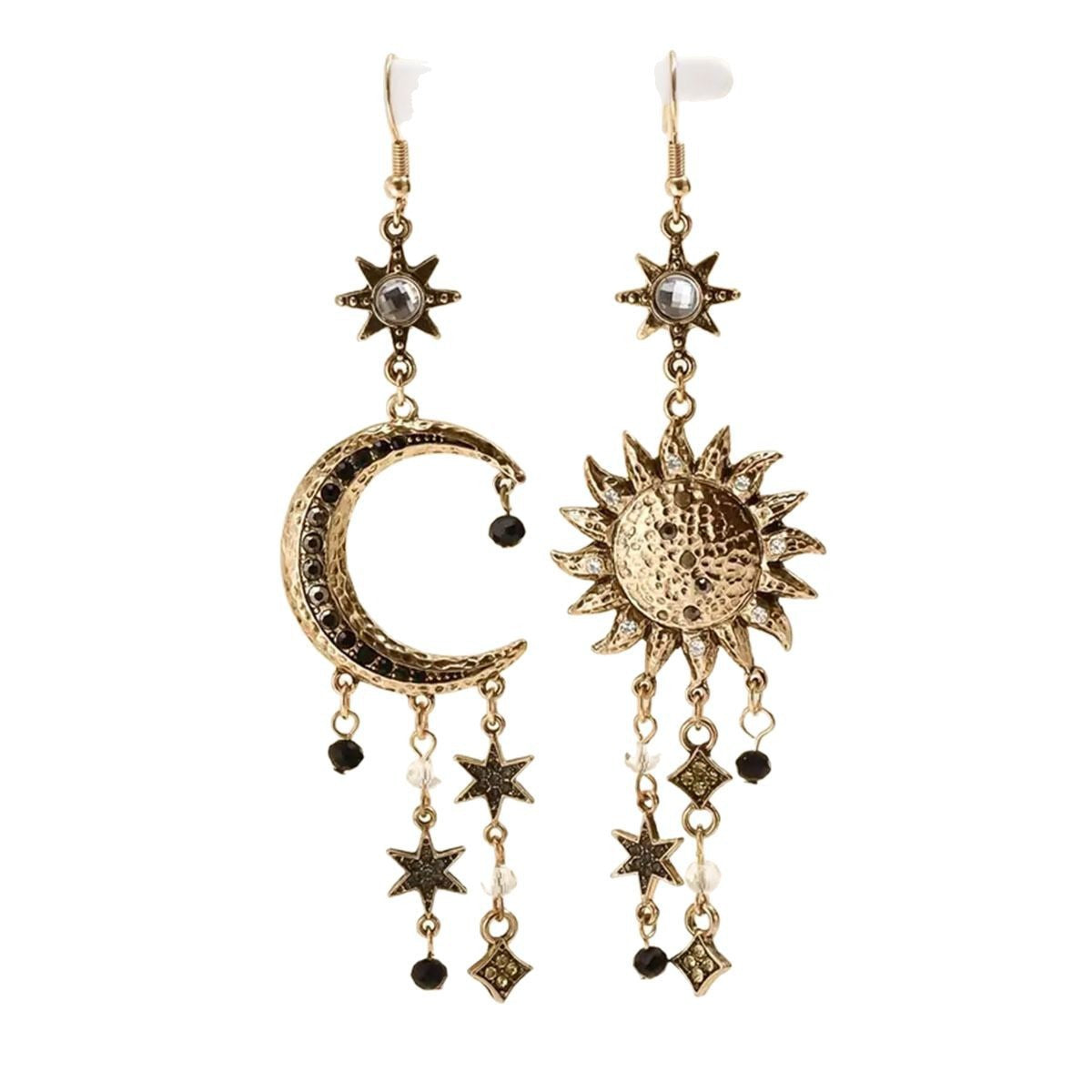 Wholesale Vintage Star,  Moon and Sun Pendant Earrings