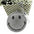 Wholesale Creative  velvet diamond-encrusted smiley face keychain