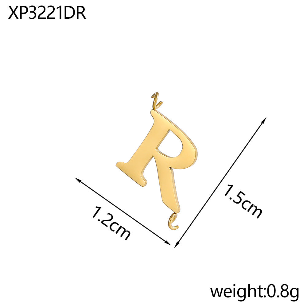 Wholesale Stainless Steel 26 Letter Pendant