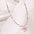 Wholesale Bohemian Rice Bead Single Layer Alloy Oil Drop Bowknot Necklace