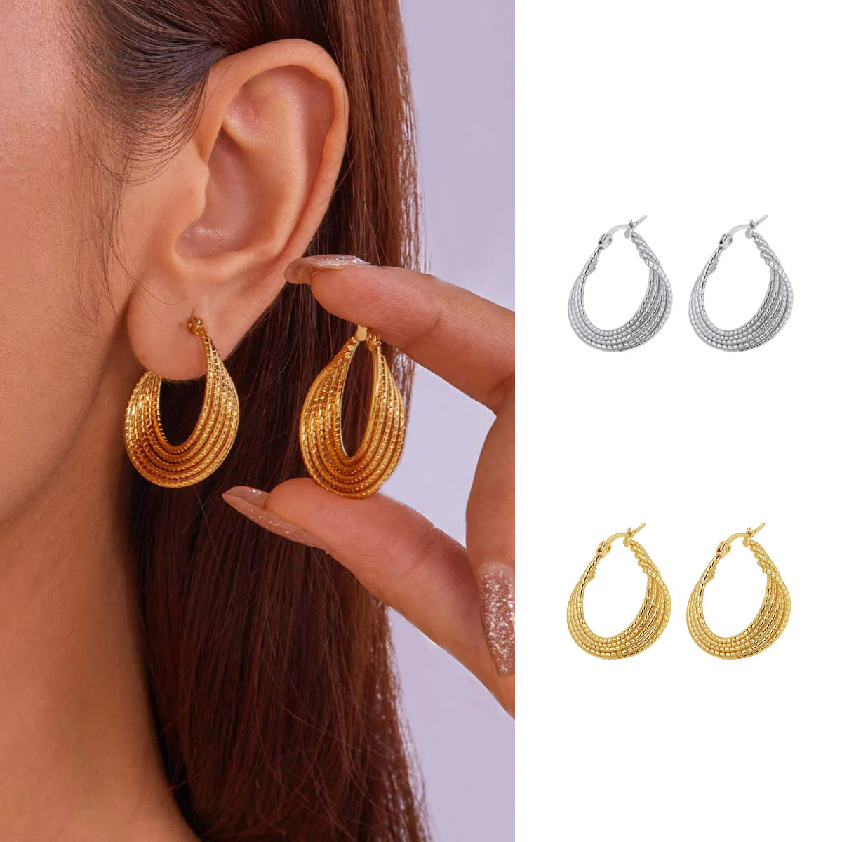 Wholesale Titanium steel earrings