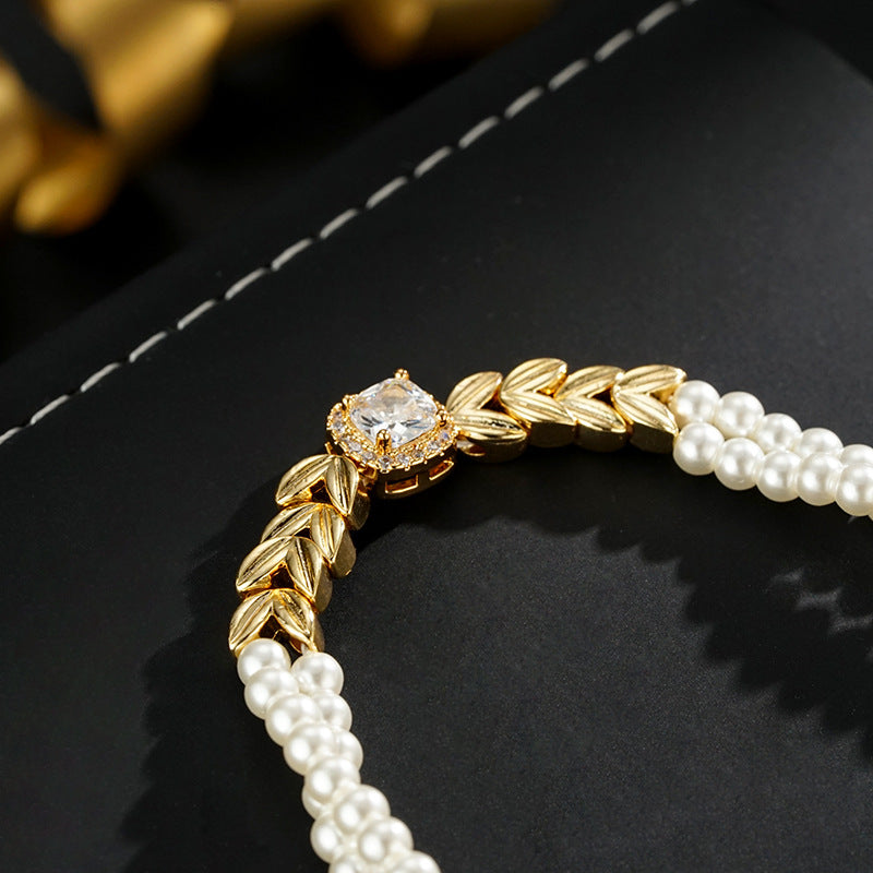 Wholesale simple small fragrant wind bead bead wheat bracelet