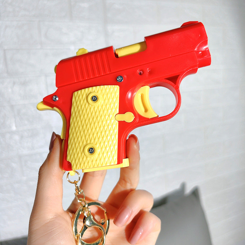 Wholesale Plastic Mini Carrot Gun Keychain ACC-KC-Shuot010