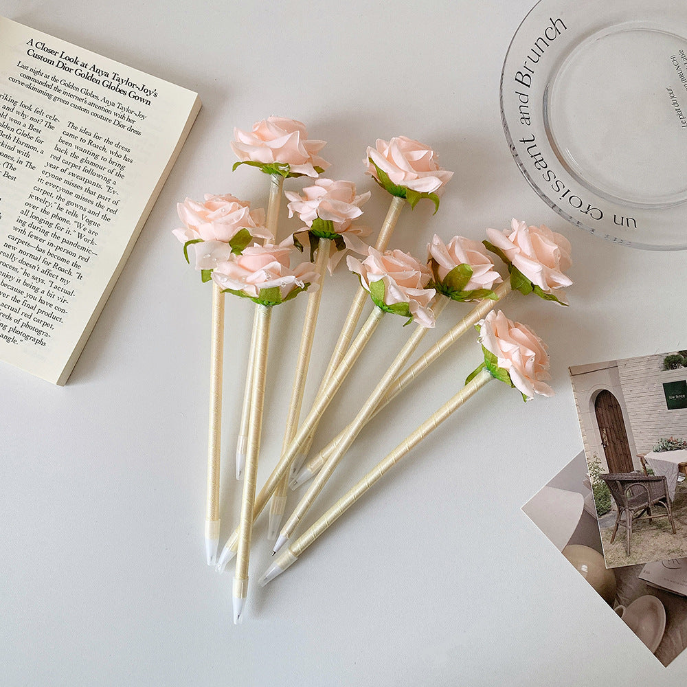 Wholesale  Cute Rose Ball Pen Ballpoint Pen