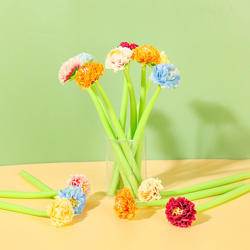 Wholesale Cute Silicone Flower Shake Pen