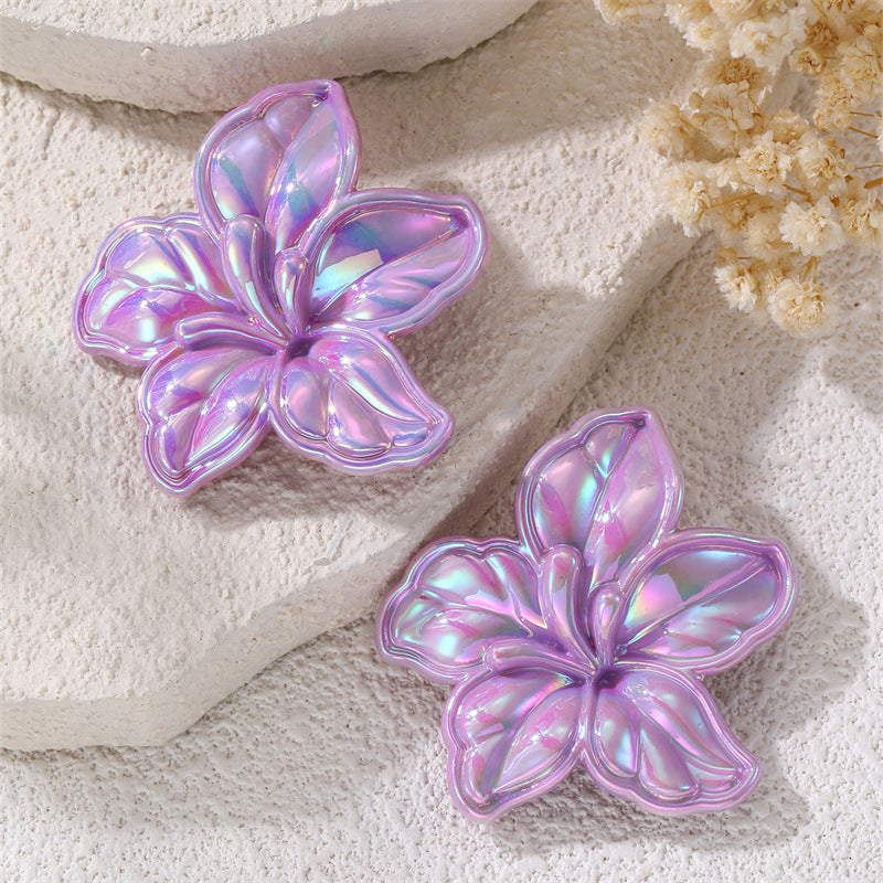 Wholesale Color Flower Earrings