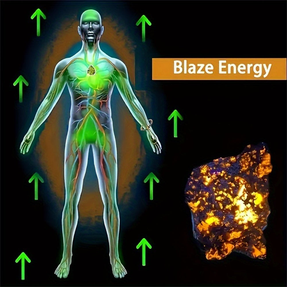 Wholesale 6/8/10mm Natural Flame Stone Bead Bracelet