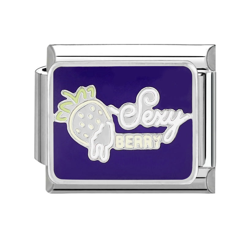 Wholesale  Italian Modular Bracelet 9mm DIY Splicing Removable Stainless Steel Combinable Bracelet