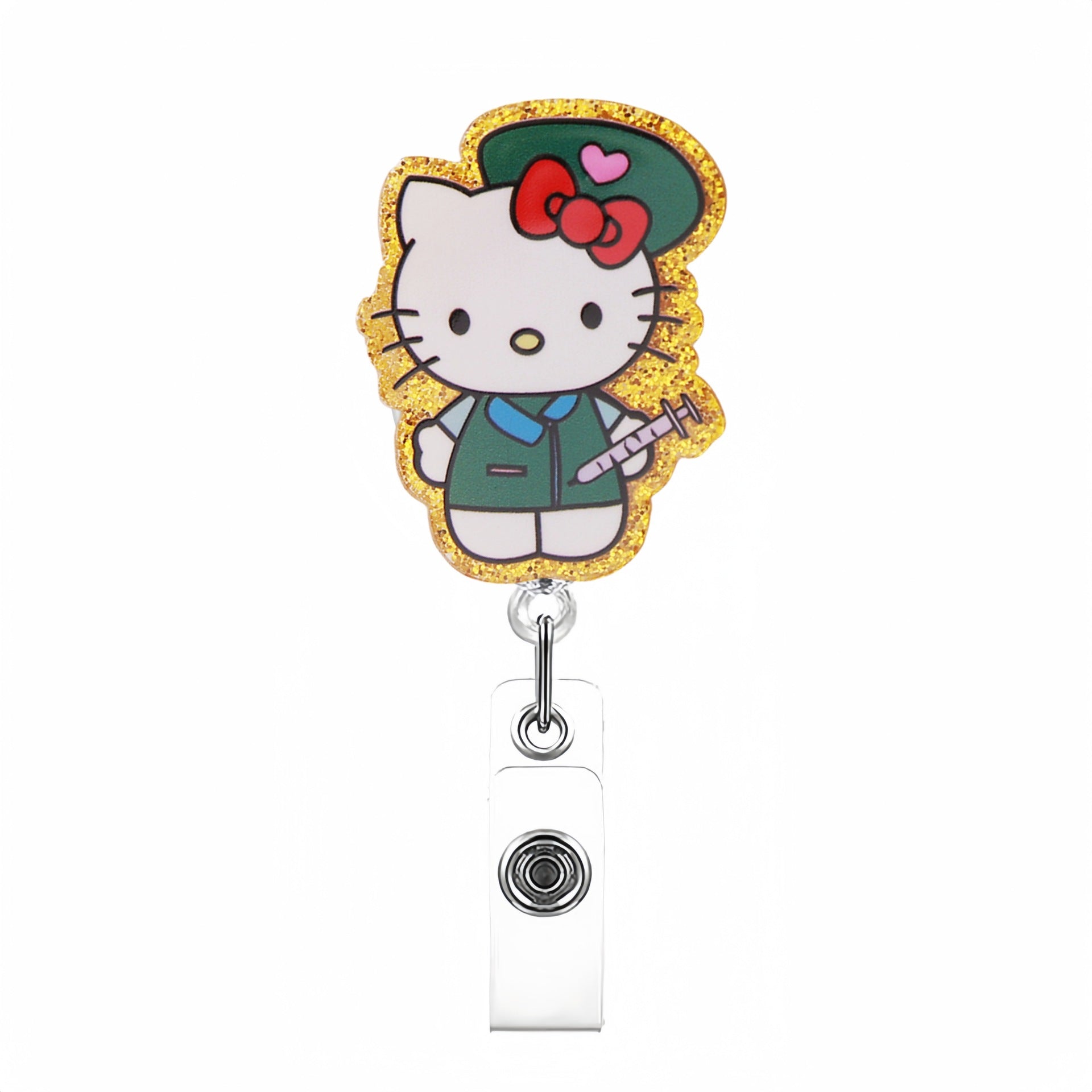 Wholesale Cute Cartoon Cat Badge Reels Keychains ACCVIP