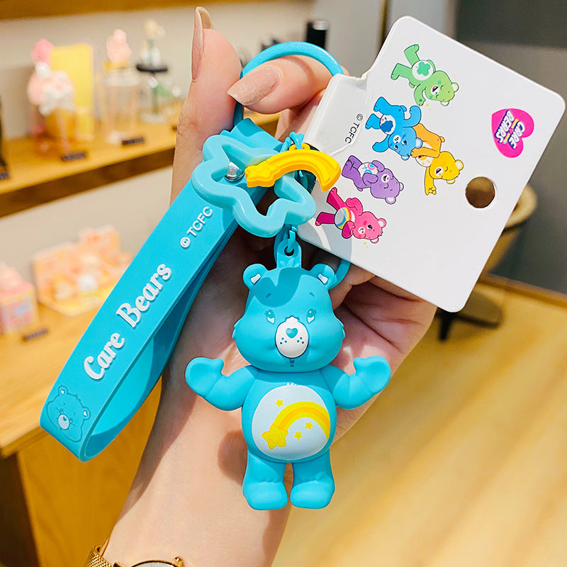 Wholesale Cartoon Love Bear PVC Soft Keychain Creative Keychain ACCVIP-KC-HangLi007