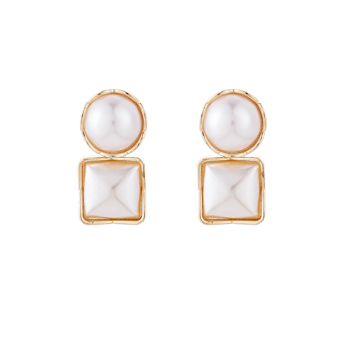 Wholesale Trendy Geometric Hollow Earrings in Zinc Alloy,  Fashion Jewelry Accessory for Resale
