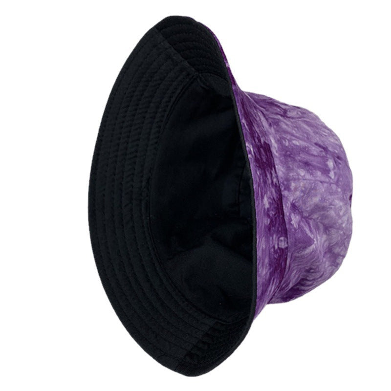 Wholesale  tie-dyed double-sided fisherman hat bucket hat