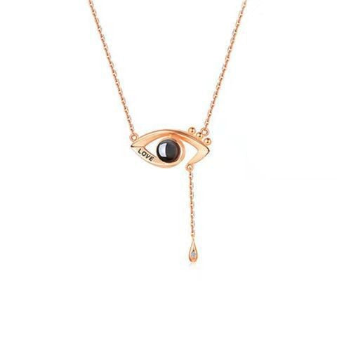 Wholesale 100 Languages I Love You Devil Eye Necklace ACC-NE-Shiyu006