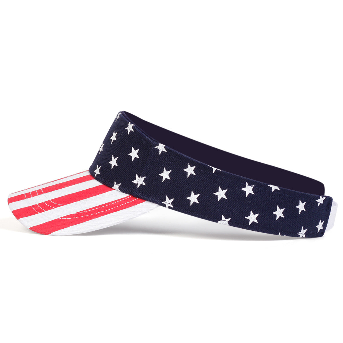 Wholesale US Independence Day Star Stripe US Flag Curved Eaves Cap Empty Sun Hat