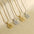 Wholesale Stainless steel fashion snake bone chain 18K letter necklace