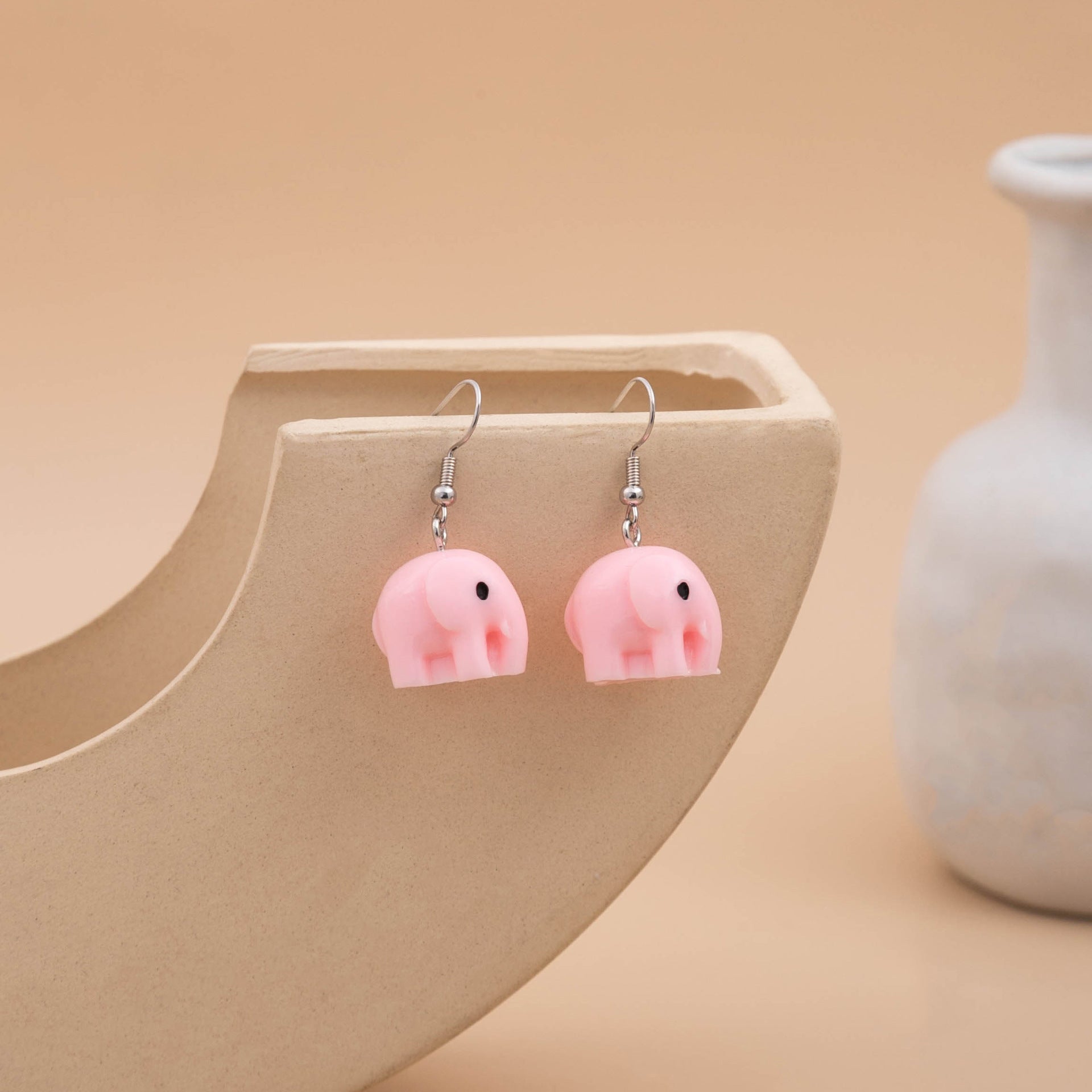 Wholesale cute cartoon chicken animal earrings