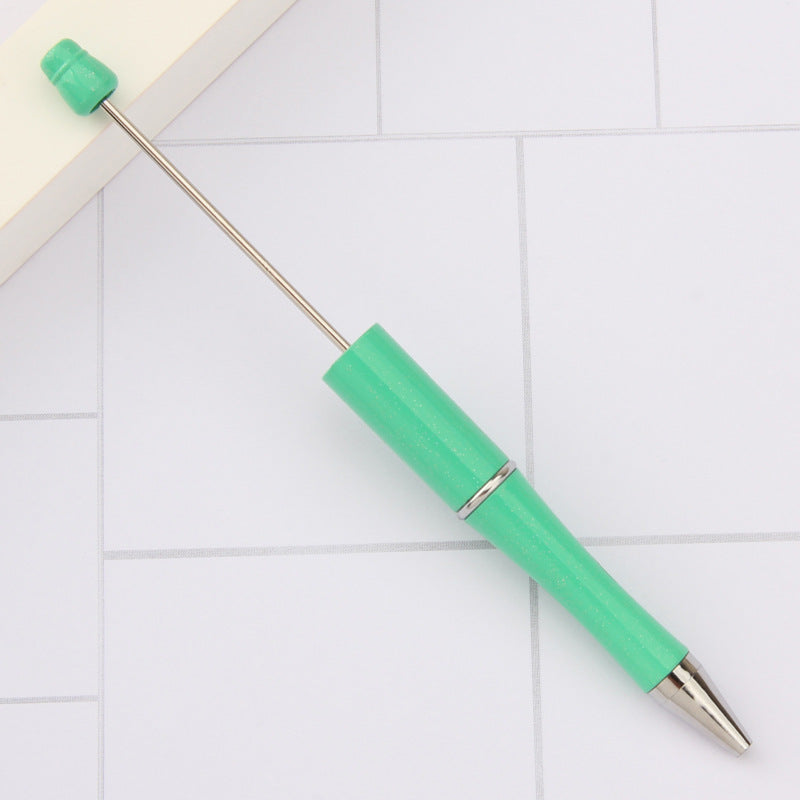 Wholesale 5PCS Beadable Pens Solid Color Gradient Color DIY Beaded Pen Gift Office Supplies ACC-PN-JinBN013