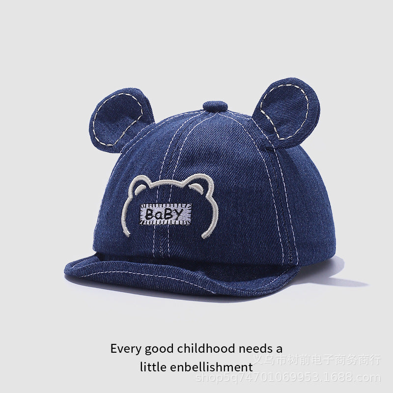 Wholesale Denim sun visor cap cap thin baby sunscreen cap baseball cap