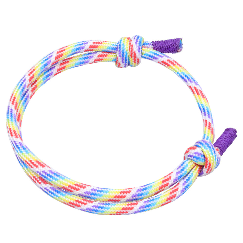 Wholesale Fashion Simple Adjustable Umbrella Rope Bracelet