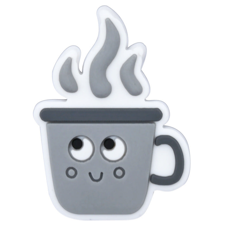 Wholesale Random 100pcs Cartoon Camping Series PVC Soft Rubber Shoe Buckle Decoration ACC-SC-RYY061