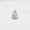Wholesale DIY accessories stainless steel pear-shaped teardrop zircon pendants