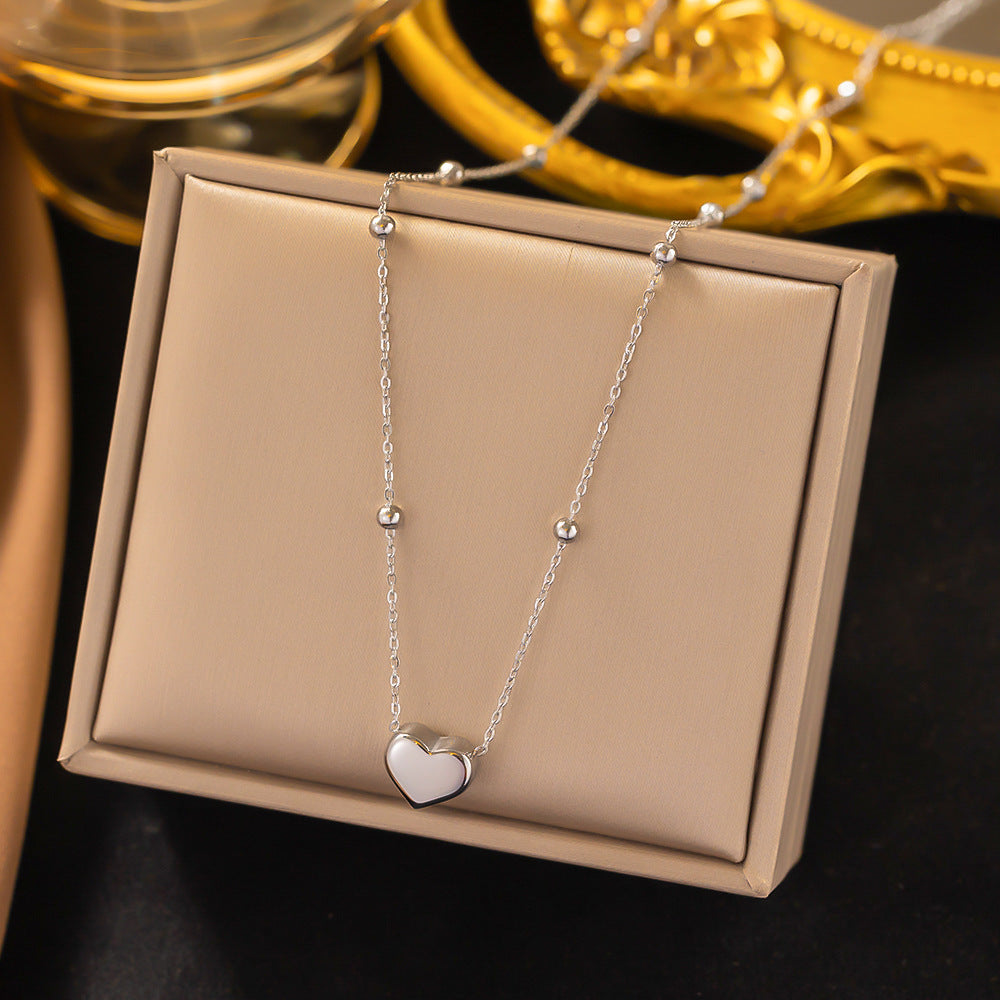 Wholesale Light Luxury Stainless Steel Necklace ACC-NE-Qinji004