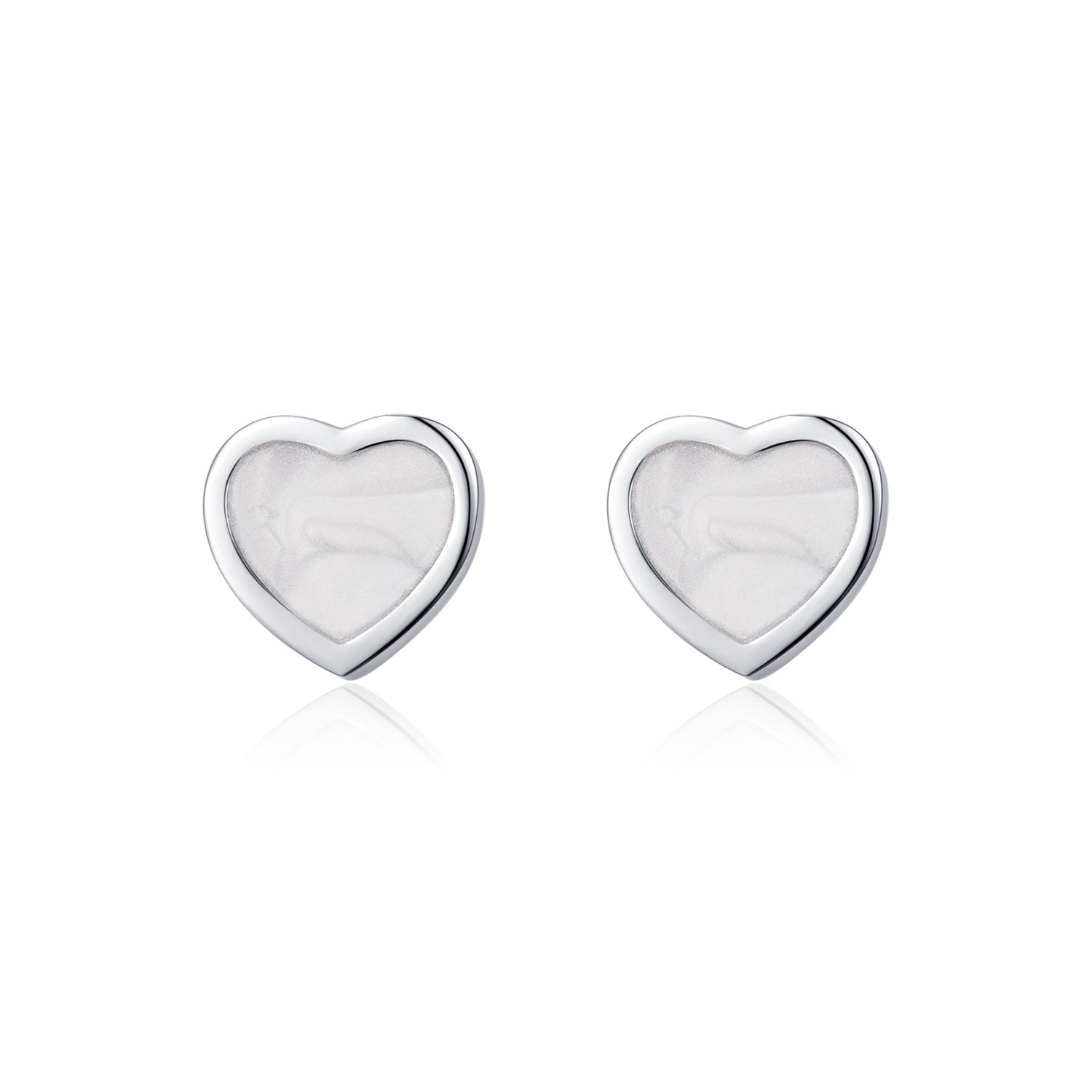 Wholesale  s925 Sterling Silver Heart-shaped Earrings