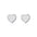 Wholesale  s925 Sterling Silver Heart-shaped Earrings