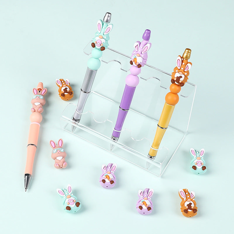 Wholesale 20pcs Easter Bunny Focal Beads DIY Bead Accessories ACC-BDS-RongFa066