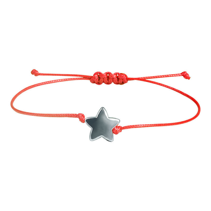 Wholesale Five-pointed Star Woven Hand Rope Color Adjustable Bracelet