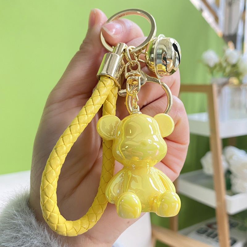 Wholesale Cartoon Magic Color Acrylic Bear Keychain Lanyard Keychain ACC-KC-YanG007
