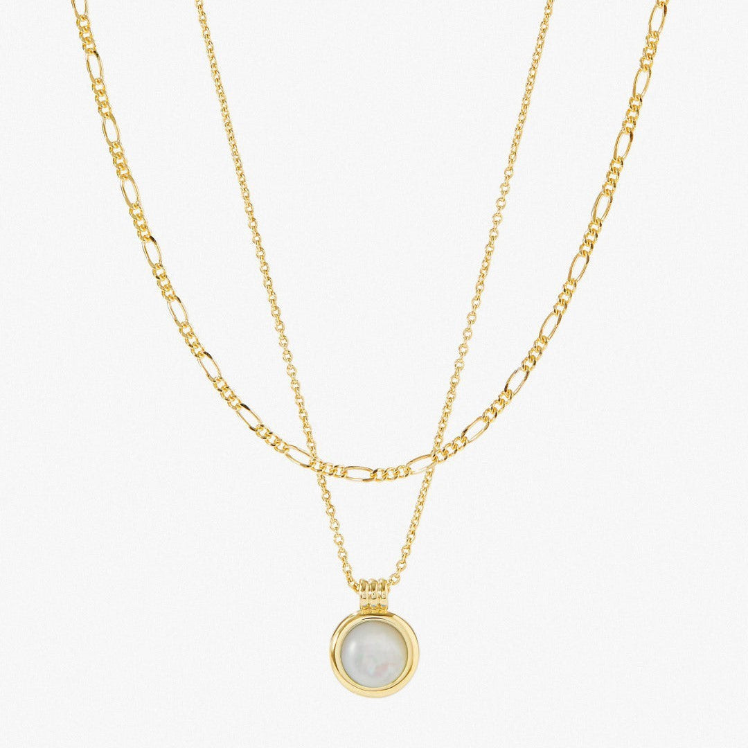 Wholesale Titanium Steel Green East Mausoleum Natural Stone Necklace