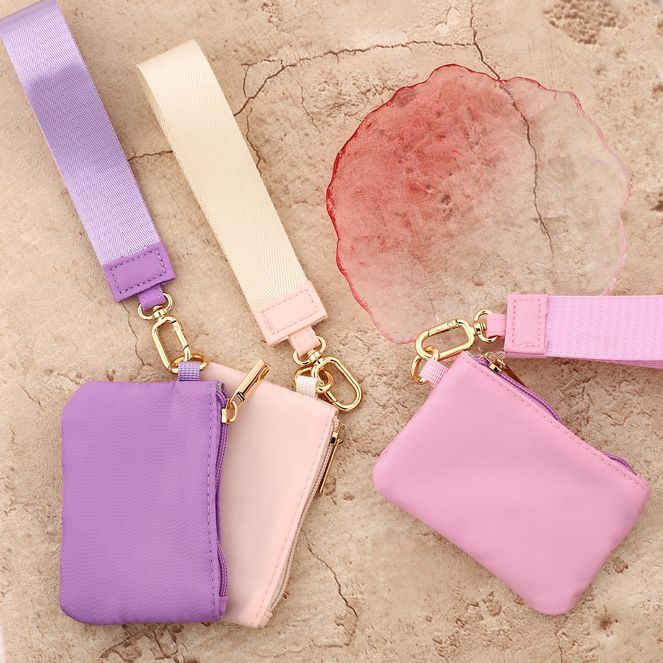 Wholesale Spot Multifunctional Waterproof Nylon Wristlet Keychain