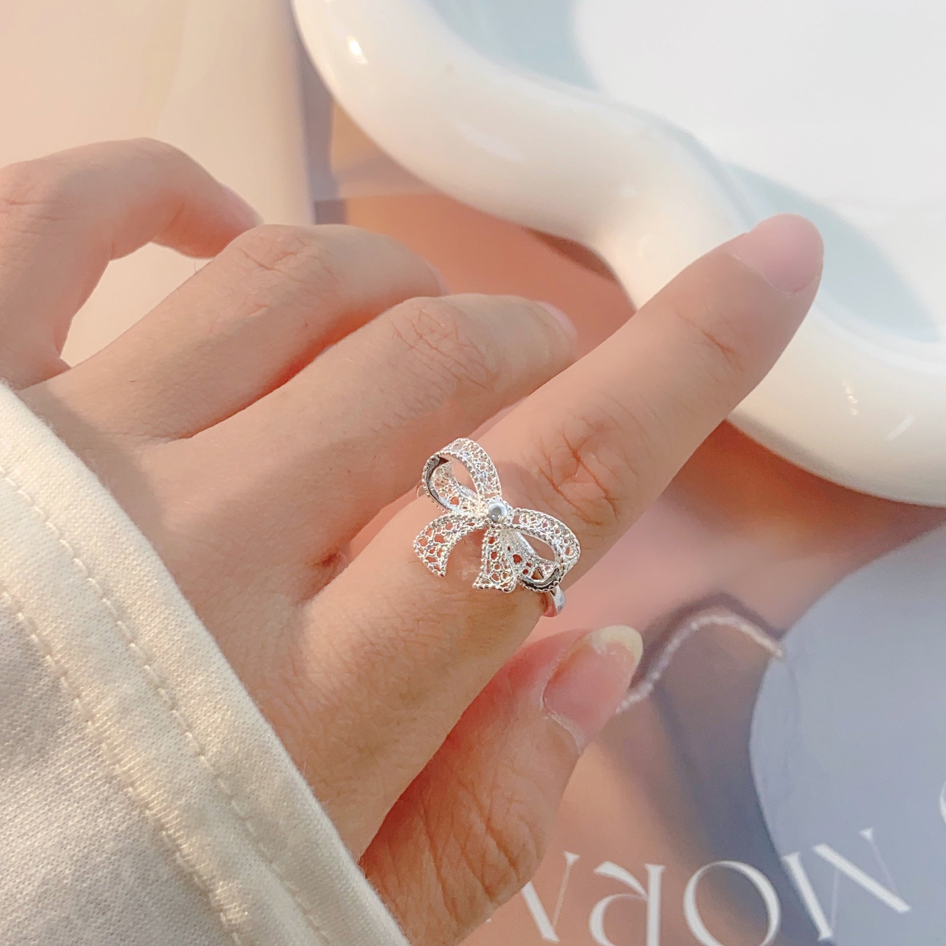 Wholesale Metal Opening  Retro  Ring