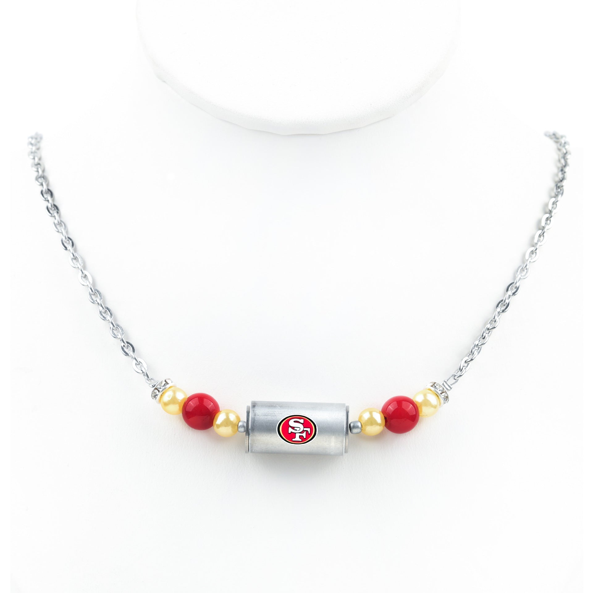 Wholesale Stainless Steel Column Adjustable Sports  Necklace