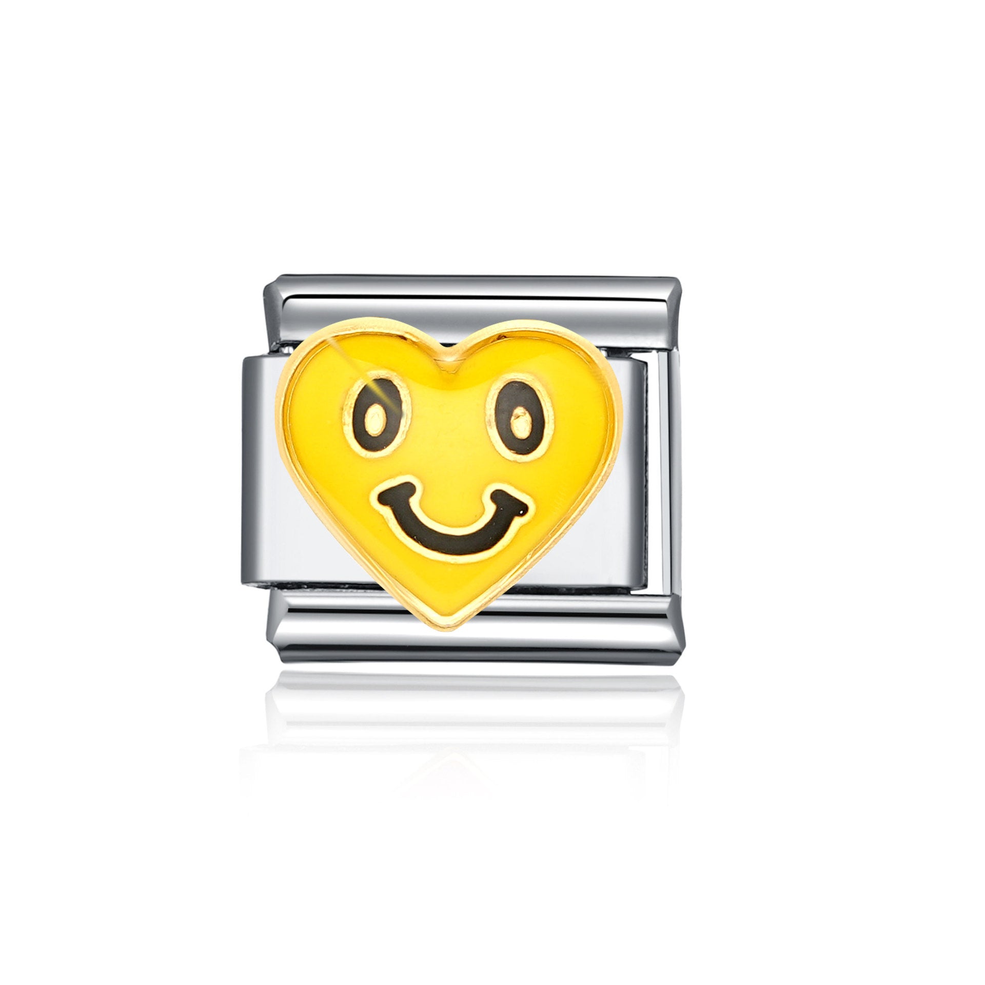 Wholesale Italian Charm Bracelet 9mm DIY Splicing Cute Cartoon Stainless Steel Composable Bracelet