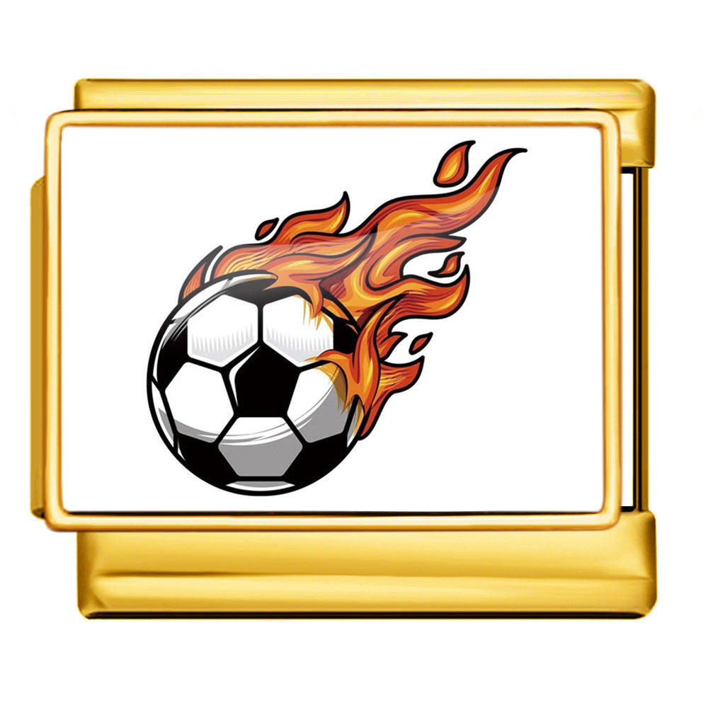 Wholesale  Italian Charm Bracelet 9mm DIY image printingCreative Stainless Steel Composable Bracelet