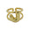 Wholesale  26 A-Z English Letter Open Luxury Women's Rings