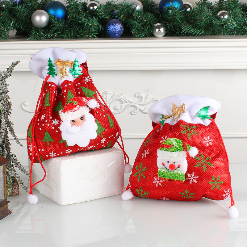 Wholesale Christmas Gift Bag Creative Wedding Decal Handbag Decorations