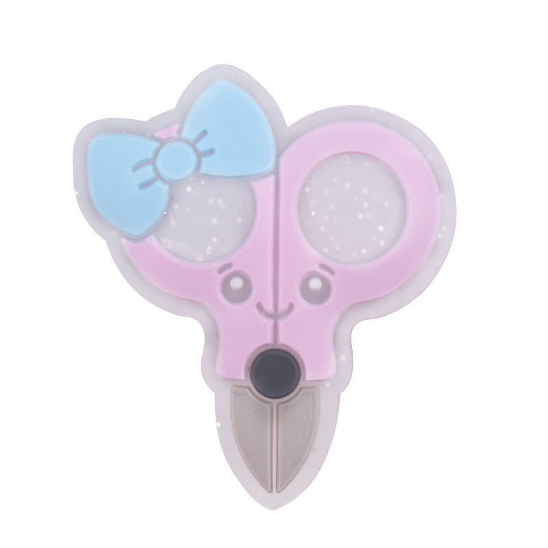 Wholesale Cartoon Cute Scissors Series Focal Beads DIY Bead Accessories