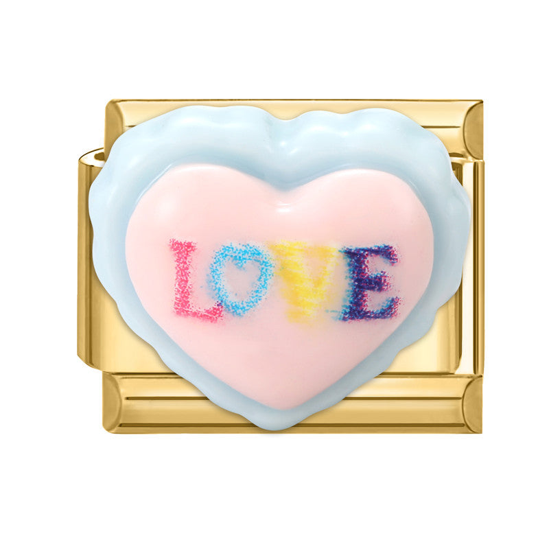 Wholesale Italian Charm Bracelet 9mm DIY Splicing Flower Stainless Steel Composable Bracelet