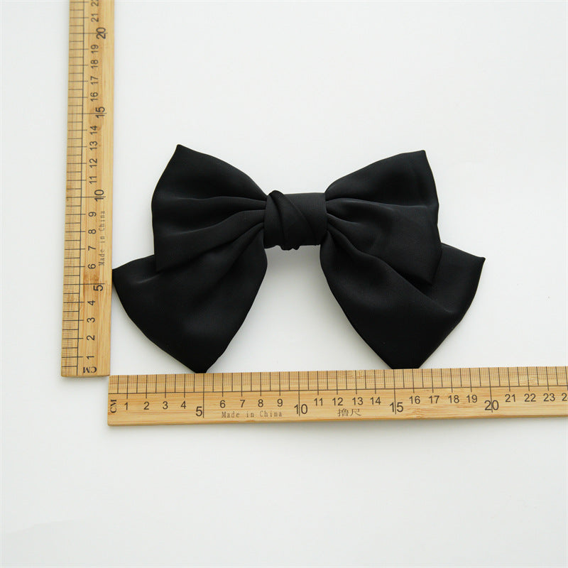 Wholesale Art Bow Hair Clip Satin Hair Accessories Hair Scrunchies ACC-HS-SanTai005