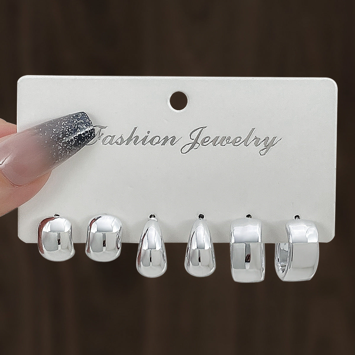 Wholesale Double twist earring set