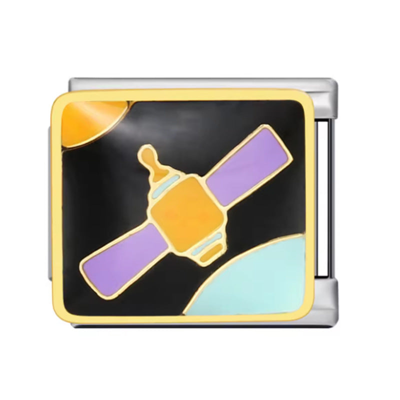 Wholesale Italian Charm Bracelet 9mm DIY Splicing Valentine's Day Series Stainless Steel Composable Bracelet