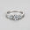 Wholesale s925 sterling silver fashion classic 1G diamond ring