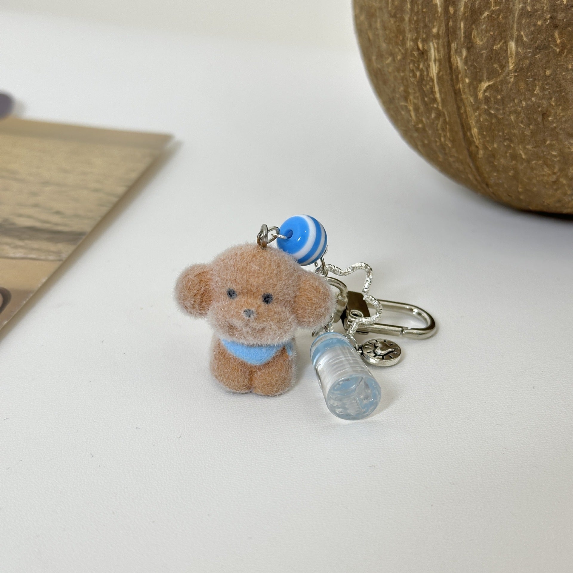 Wholesale Flocking Koala  Pendant Keychain