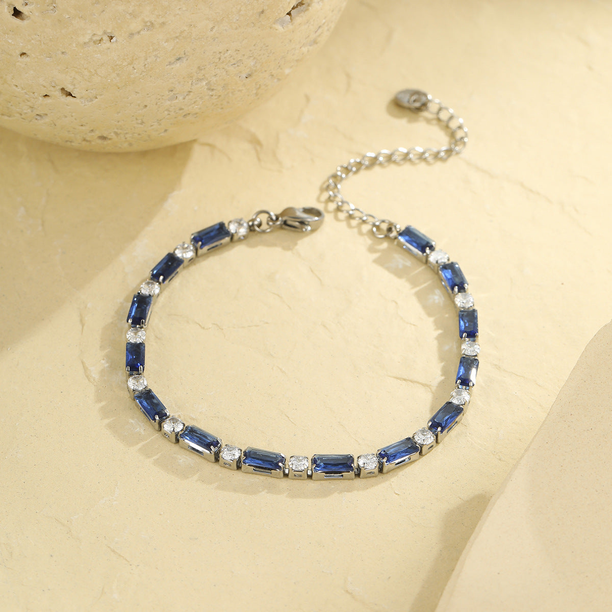 Wholesale  Color Zircon Bracelet Stainless Steel Bracelet